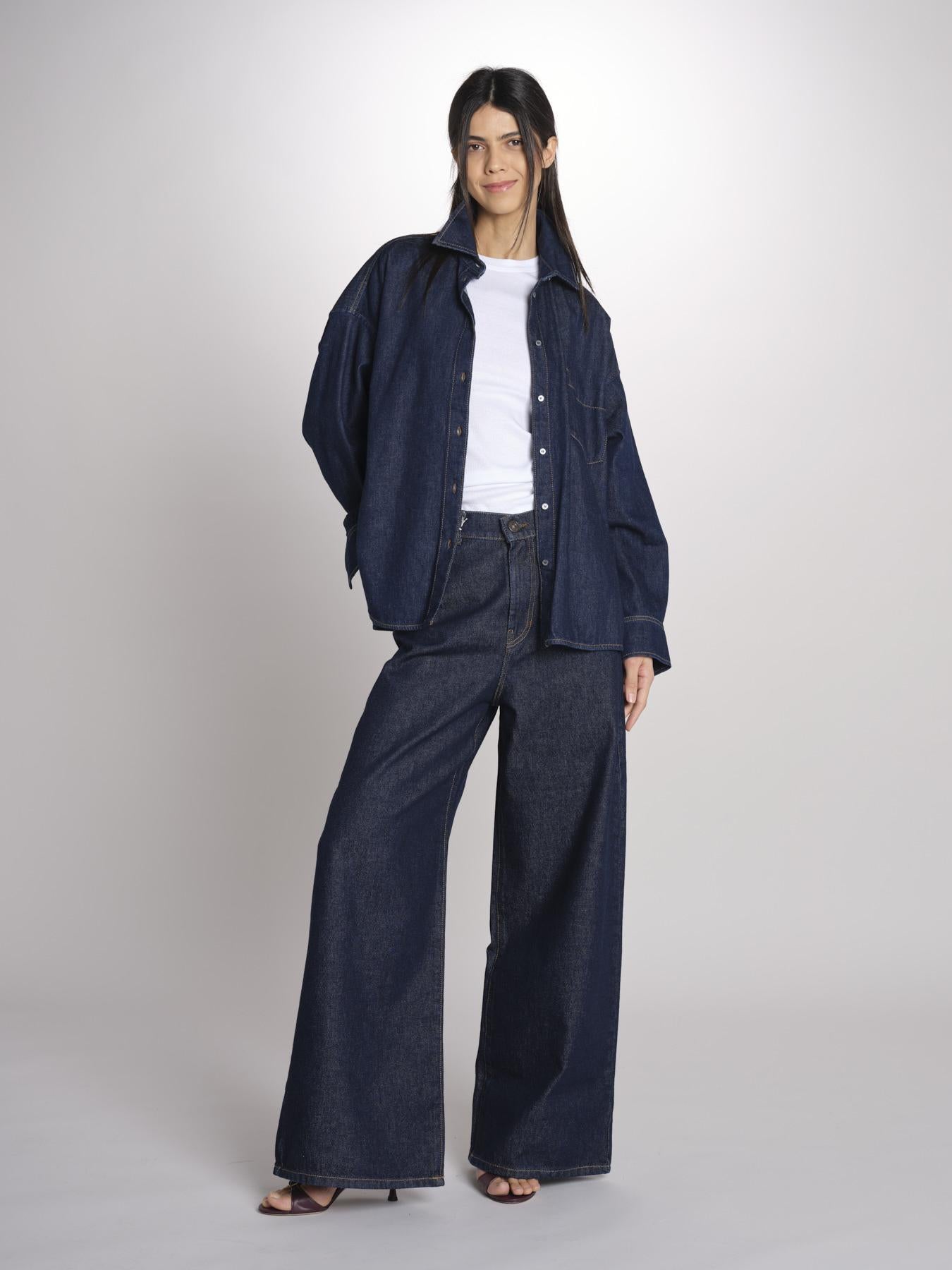 jeans 5 tasche dalla silhouette ampia TABELLA 2615181031600 001 BLU weekend maxmara 