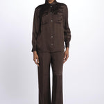 Camicia viscosa MOD.5489 CAFFE aspesi 