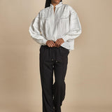 DAHLIA camicia con bottoncini e nervature 2HVA27-V09771 BLANC vanessa bruno 