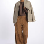 Camicia CANDY raso 5453187 TOFFEE herskind 