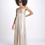 abito lungo con spalline sottili WWDR02613 GOLD 700 zadig & voltaire 