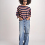 t-shirt a righe manica lunga THE FIELD TEE 1903116 SCOUT STRIPE the GREAT 