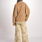 bomber over in camoscio EMMA MJD553PTEX104 BROWN jejia 