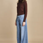 denim over MUSC LIGHT USED BLUE ba&sh 