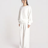 maglia effetto waffle JEJIA MJD171_SHUKU3 WHITE WAFFLE jejia 