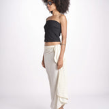 pareo in lurex gessato NORA OFF WHITE christianzen 