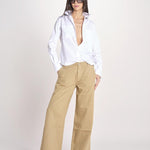 pantalone 5 tasche PIA CONFORTBULL BEIGE true avenue 
