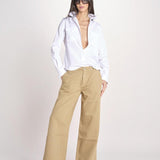 pantalone 5 tasche PIA CONFORTBULL BEIGE true avenue 