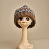 cappello lana a righe con pon pon H520 V exQUISITEJ 