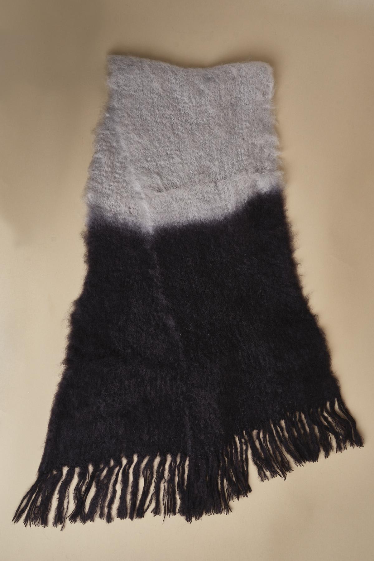 sciarpa mohair bicolore. CHA 01 GIRGIO CHIARO hinterveld 