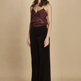 pantalone in velluto. WWPA01868 DARK CHOCOLATE 213 zadig & voltaire 