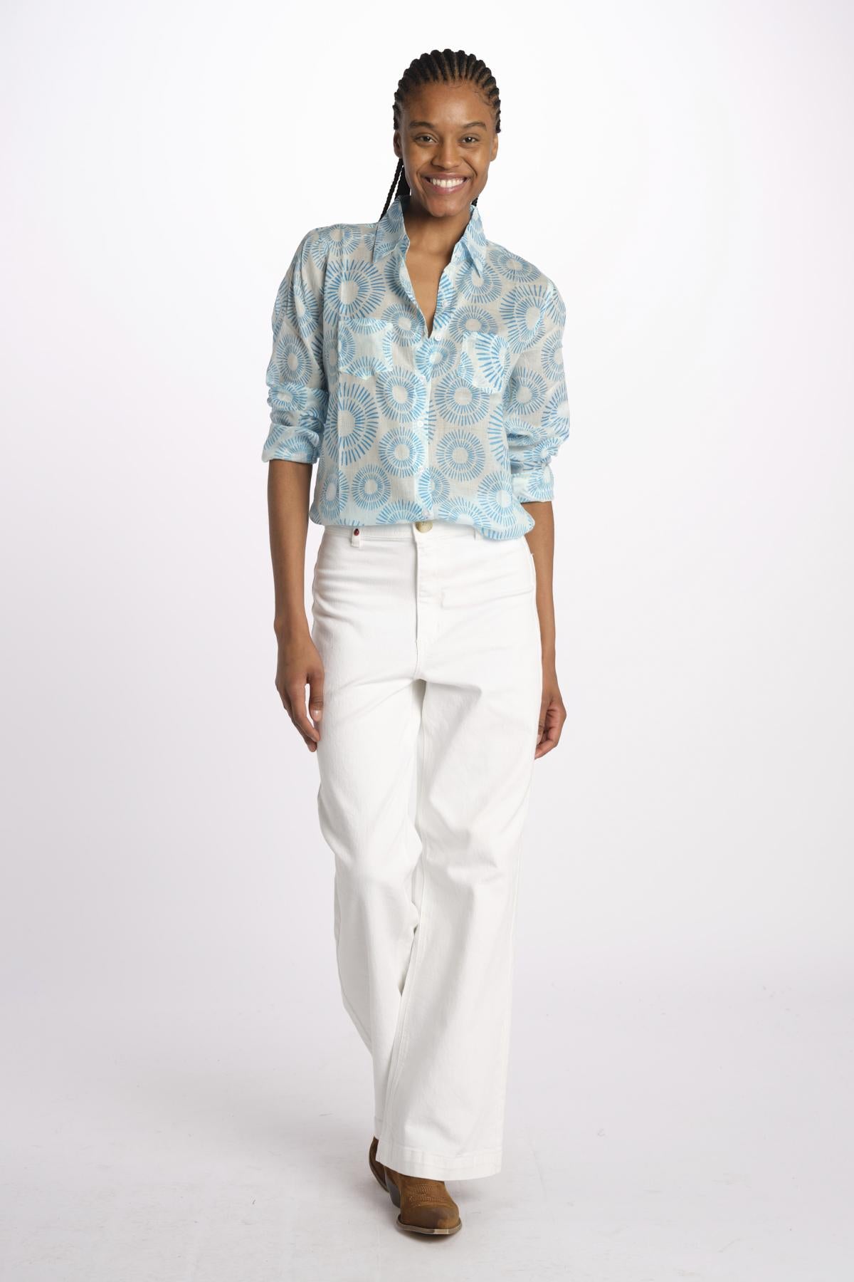 Camicia FLEUR SX7522 418J terre rouge 