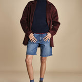 bermuda in denim 4862 THE UNDERCOVER BERMUDA SHORT 259 mother 