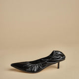 pump arricciata t.50 RHODES 50  F883CRN BLK studio AMELIA 