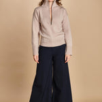 maglia mezza zip MIL14 25468 JUTE milaura 