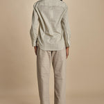 Camicia SELMA microstampa P28D0SELMA-T4733 S570 massimo alba 