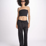 pantalone con coulisse SUMBAWAIVR NOIR laraethnics 