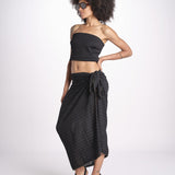 pareo in lurex gessato NORA BLACK christianzen 