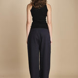 top americano a costine in lana merino LAU28 E14035 milaura 