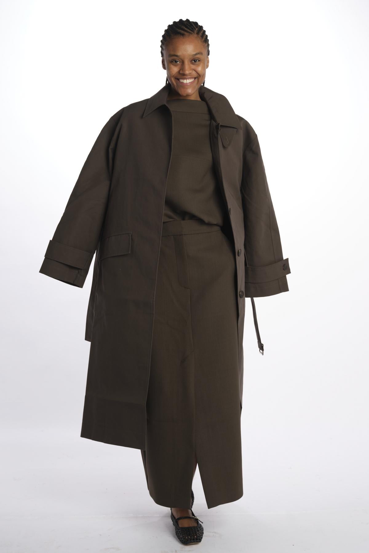 Maglia scollo v dietro HESSE1390 MOSS studio nicholson 