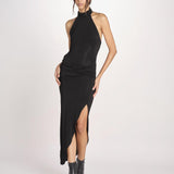 abito lungo con nodo DREAMLIKE NERO undress code 