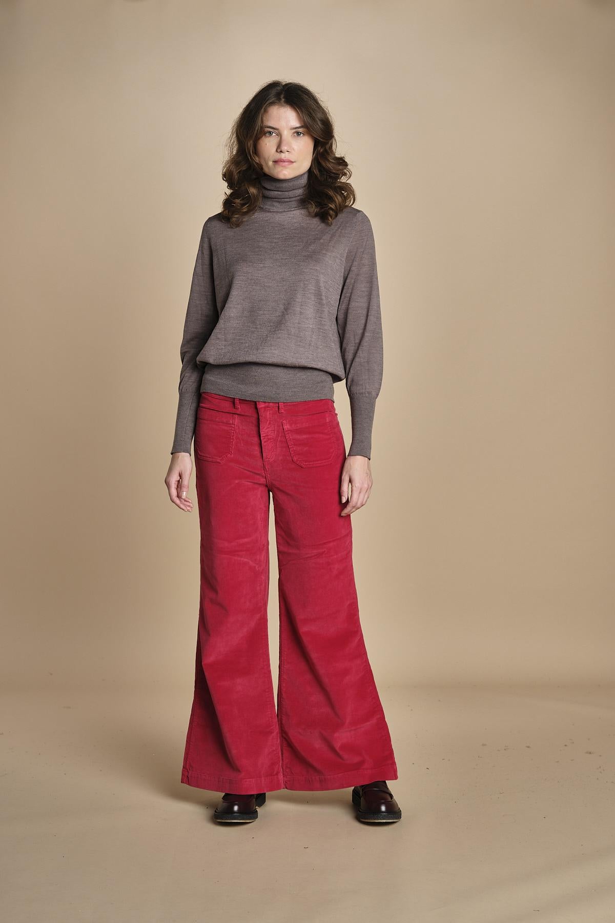 73% COTONE 25%TENCEL 2% ELASTAN CARLA XV01 091 CILIEGIA ps don't forget me 