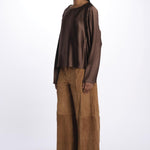 Camicia CANDY raso 5453187 TOFFEE herskind 