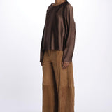 Camicia CANDY raso 5453187 TOFFEE herskind 