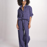 pantalone con impunture SONNY 1311 INDIGO studio nicholson 