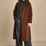 cappotto vestaglia double CELIA IO111046 BR248 ivy oak 