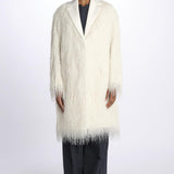 Cappotto OS FRINGE frange 80199FRG IVORY phillip lim 