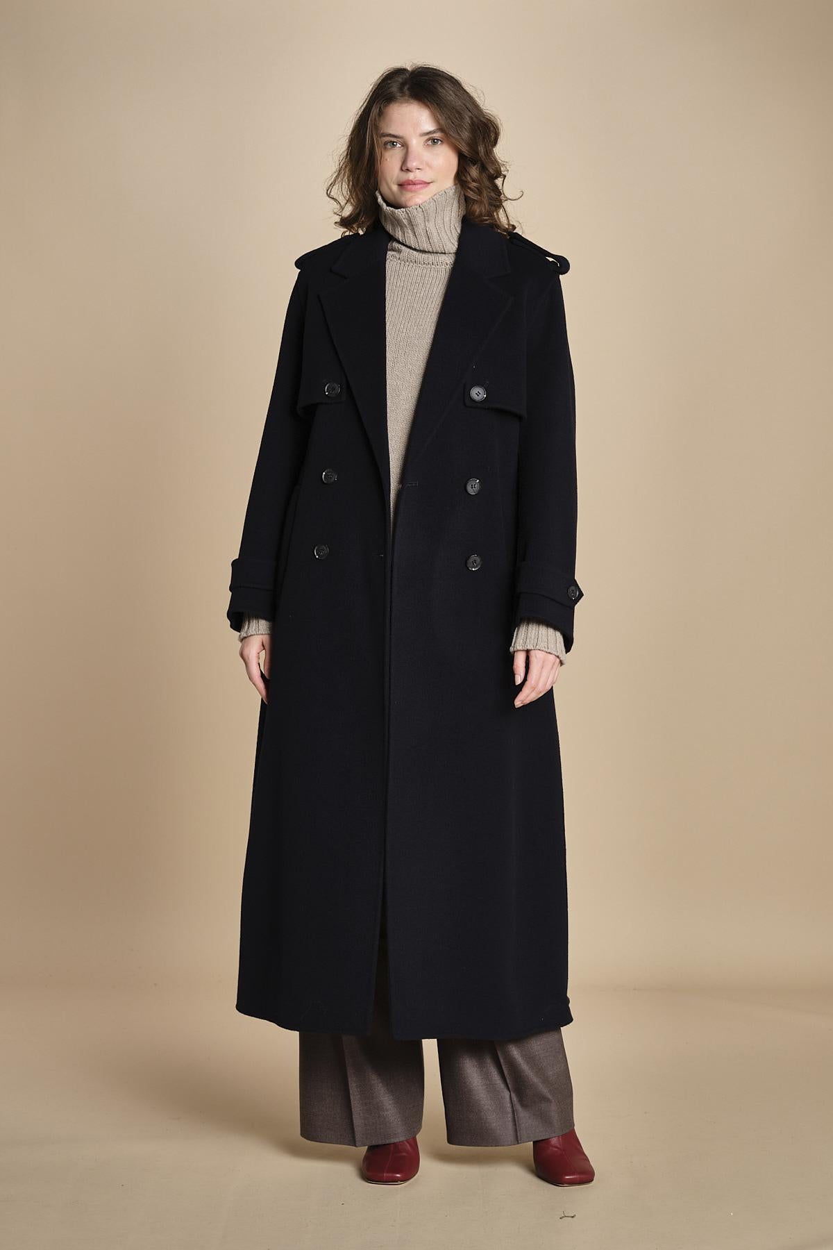 trench double lungo over COLETTE ANN IO111143 BL900 ivy oak 