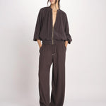 bomber in satin JF009669 COCOA 1204 joseph 