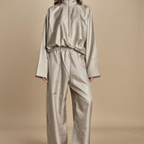 CARRACCI top in seta con zip CARRACCI STONE sofie d'hoore 
