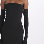  TULLIAMAXIDRESS BLACK solace 
