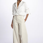 Pantalone ORIANA cropped nervature denim ORIANA540170 53 quelledue 