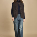 gilet in lana cotta. BLS1504 MAR32 soeur 