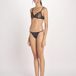 reggiseno in pizzo con ferro ROMEO L2421256 BLACK 900 love stories 