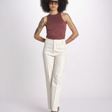 pantalone YOSHITOMO 26R4PAN15 ECRU destree 