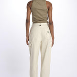 RAINE pantaloni a vita alta con gamba ampia e ricami 179553 U111 scotch&soda 