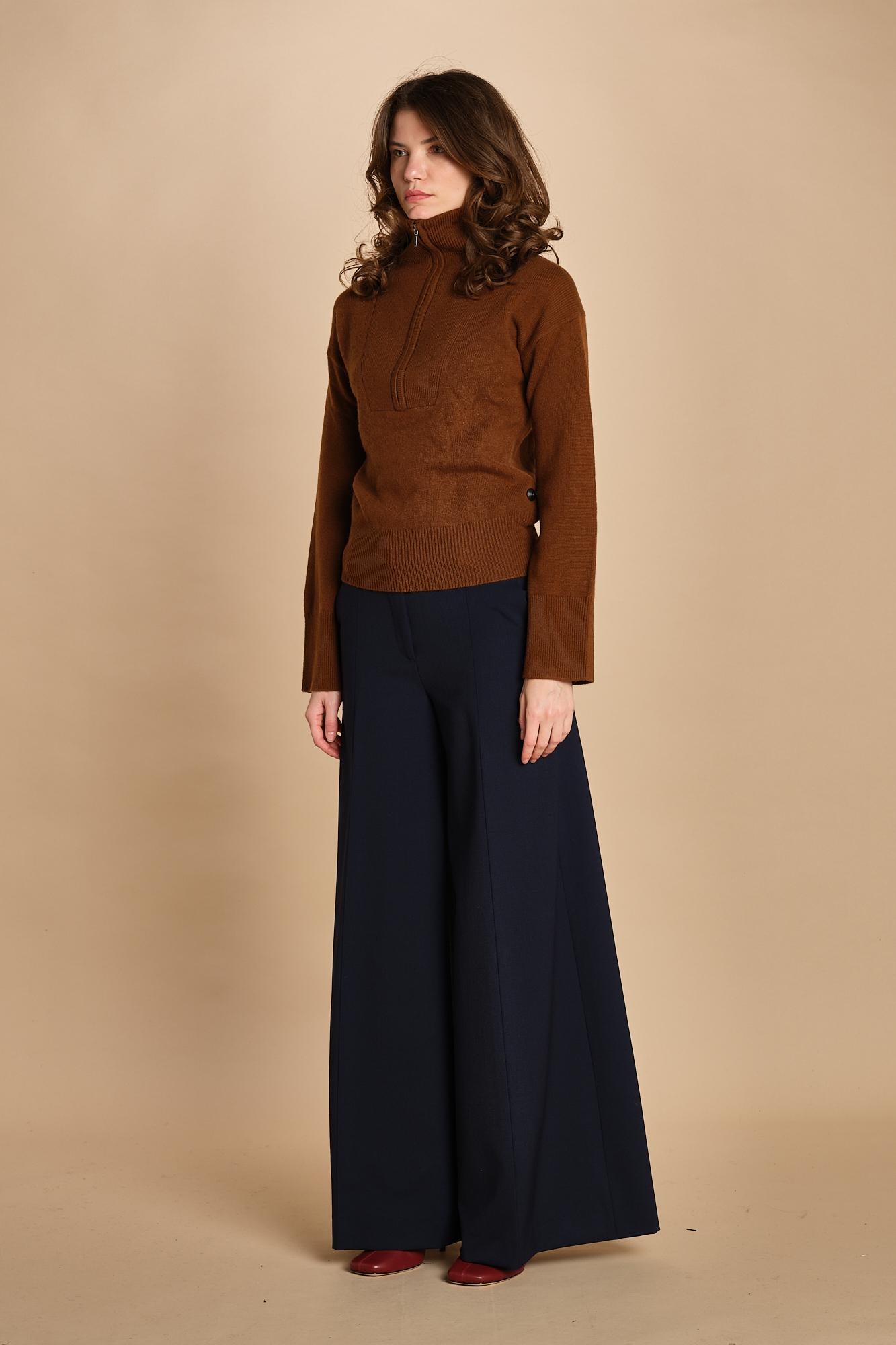 maglia mezza zip MIL14 25383 SYRUP milaura 