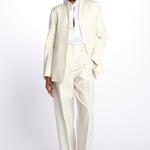 Blazer senza revere 142504 IVORY lvir 