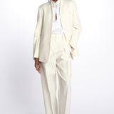 Blazer senza revere 142504 IVORY lvir 