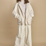 parka ecofur. SELENA ECRU giovanni paris 