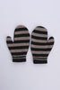 Striped mitten