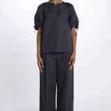 Camicia SHIRRED manica sbuffo 21640LCO MIDNIGHT phillip lim 