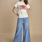 tshirt stay fun REESE ECRU ba&sh 