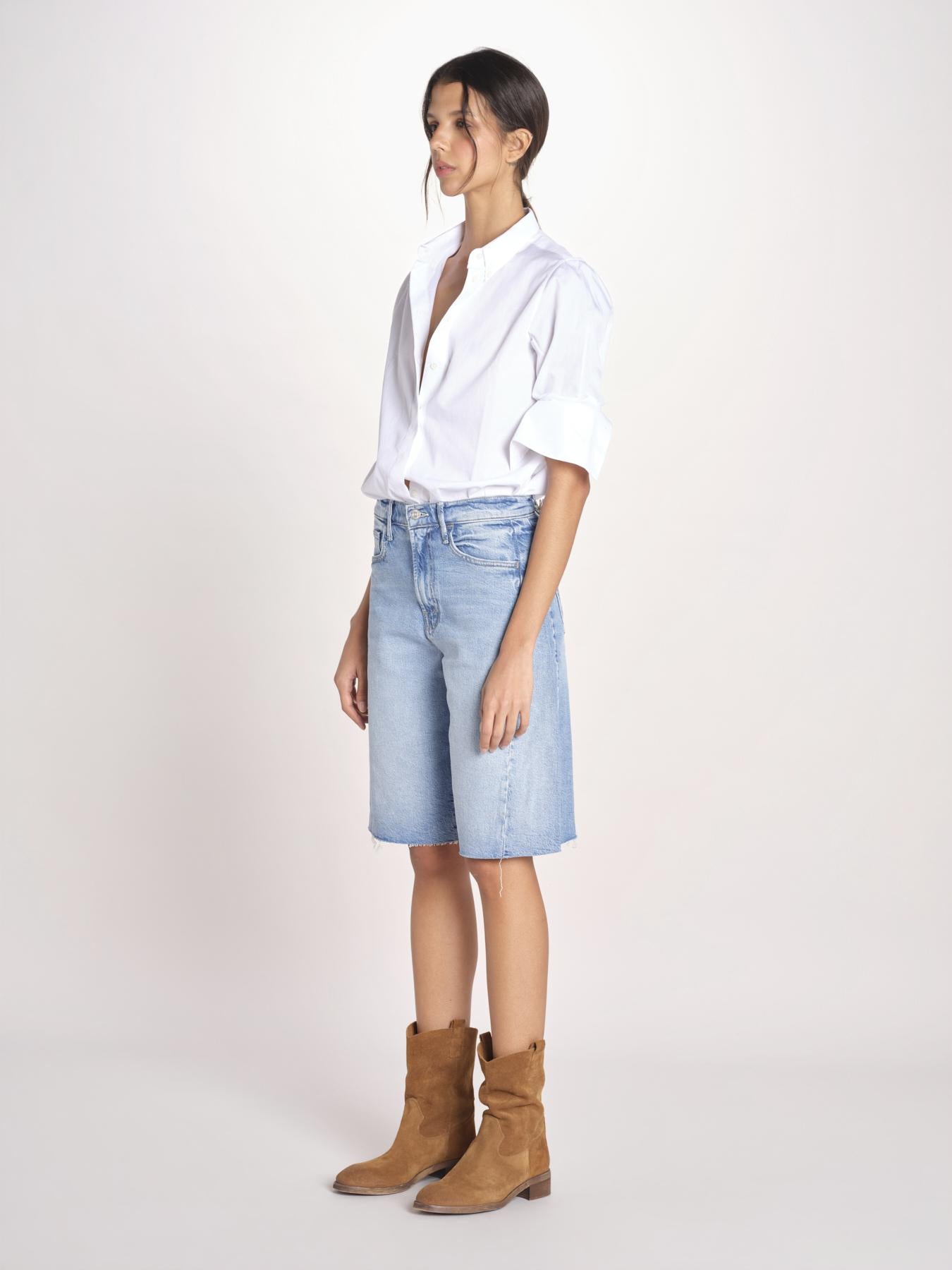 bermuda in denim 4128-1296 OWE SOW SURREAL mother 