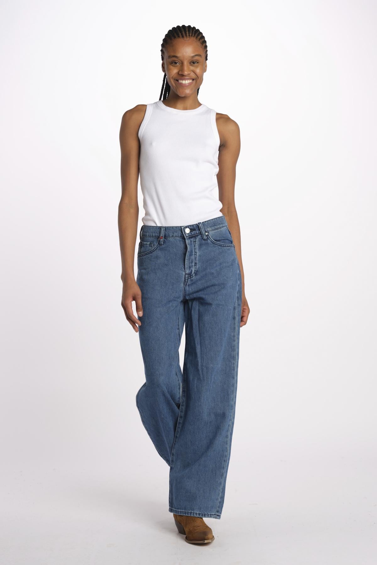 FOREST jeans wide FL 96 W by fam. FOREST STONE fam 