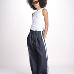 denim con coulisse e bande MILVA C44D DENIMBLU milaura 